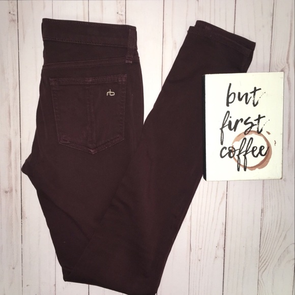 rag & bone Pants - Rag and Bone Mulberry Jeans Leggings